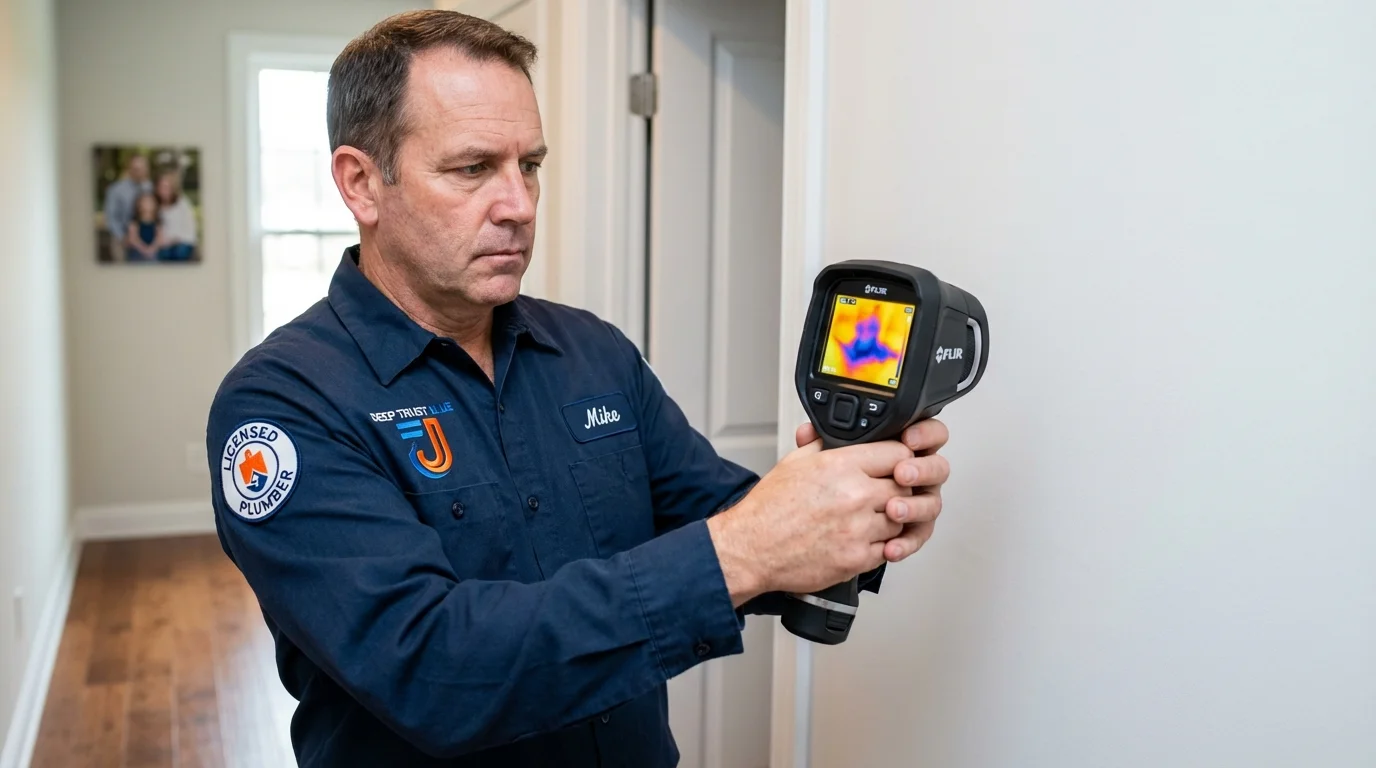 Thermal imaging leak detection by Johns Plumbing LLC in Murphy